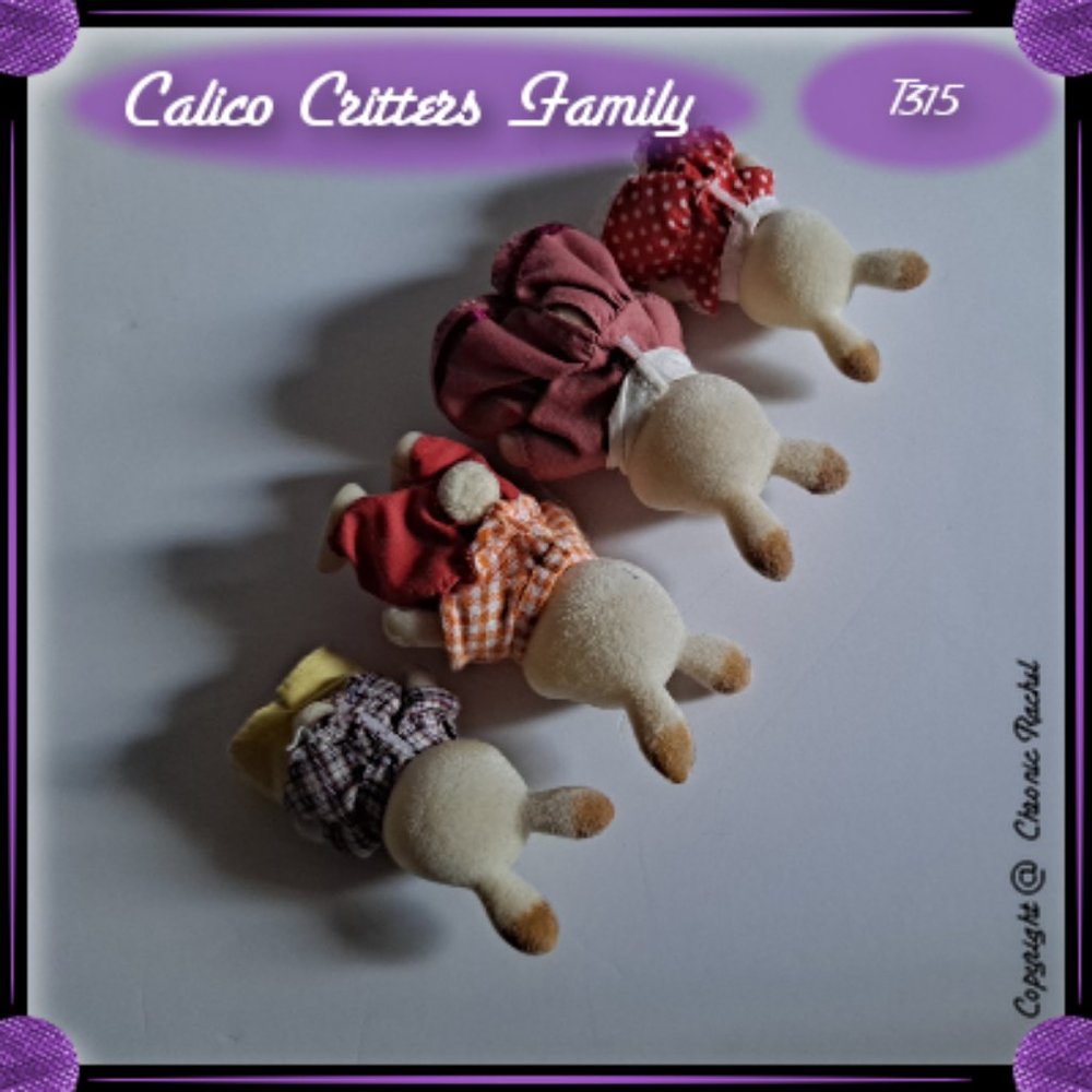 Vintage Hopscotch Rabbit Family - Picture 6 of 6